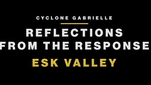 New Zealand Army   Reflections Esk Valley Cyclone Gabrielle