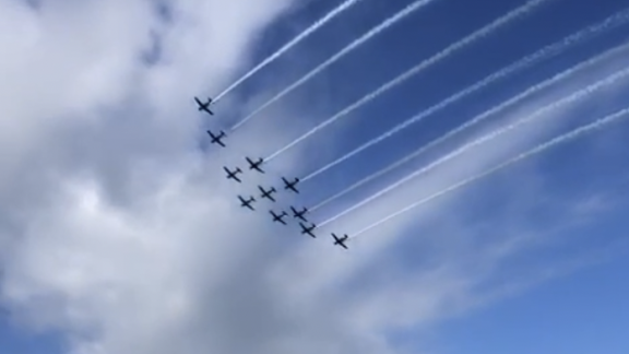 11 ship texan formation